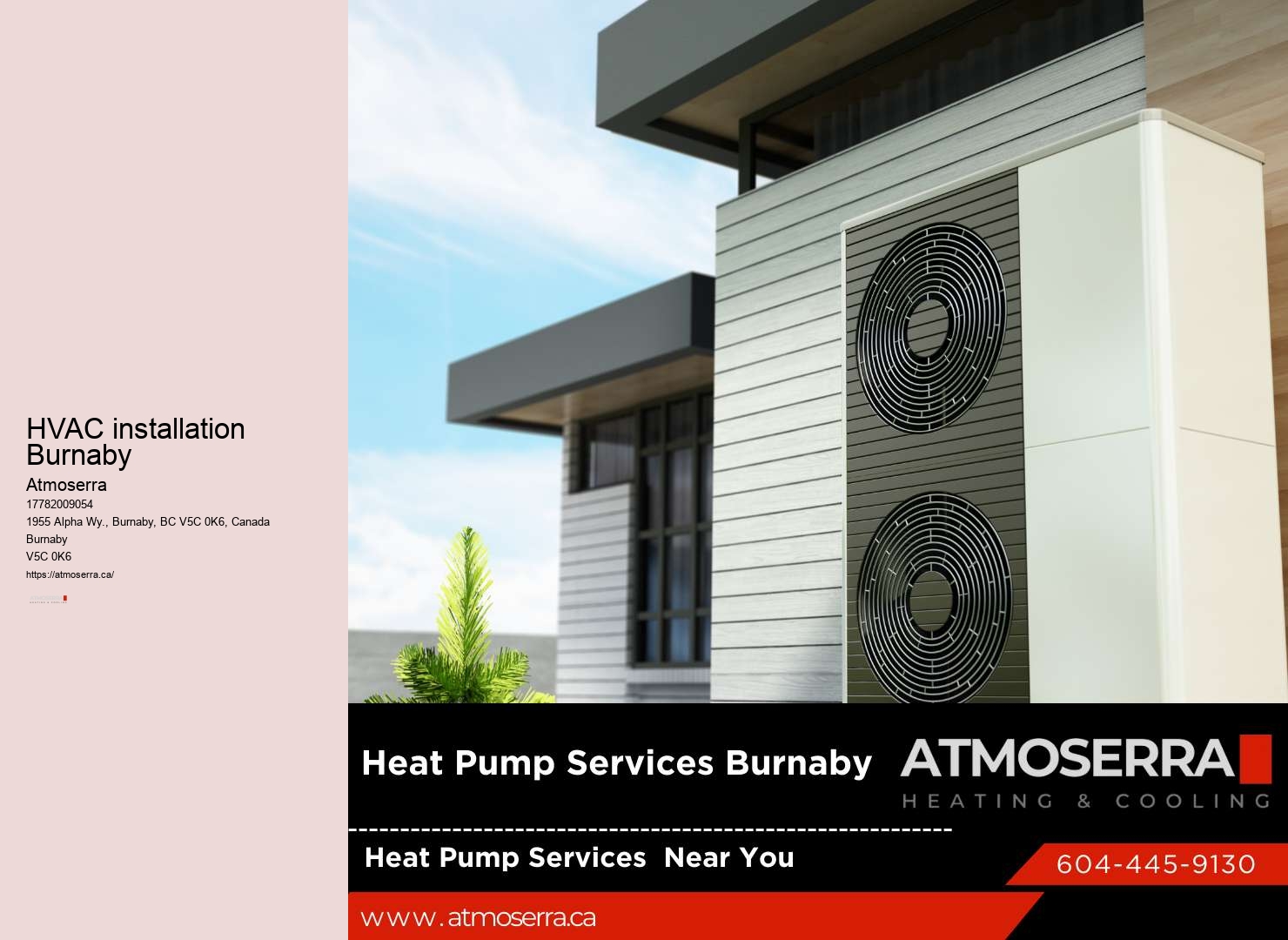 Commercial HVAC services Burnaby