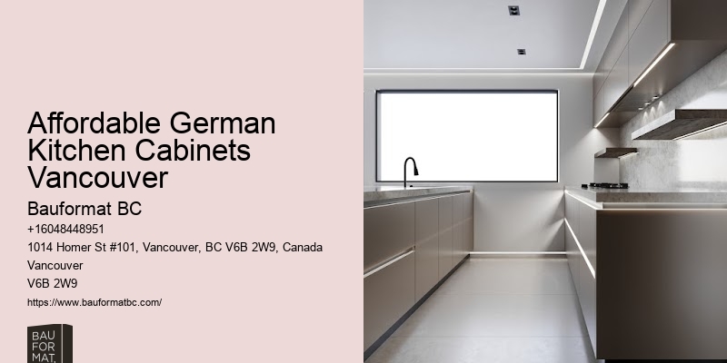 Contemporary kitchen cabinets Vancouver