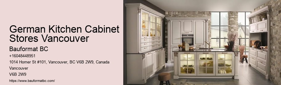 German Kitchen Cabinet Stores Vancouver