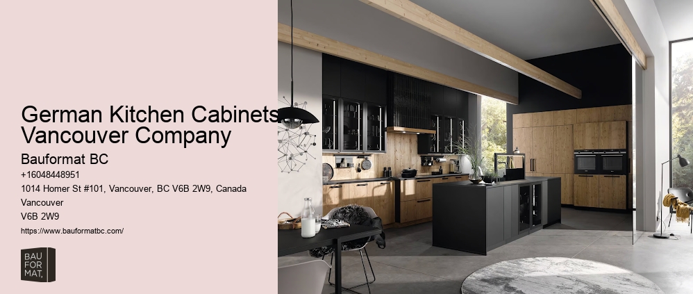 Vancouver's custom German kitchen cabinets
