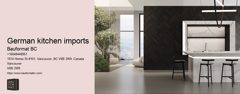 German-inspired kitchen cabinet makers Vancouver