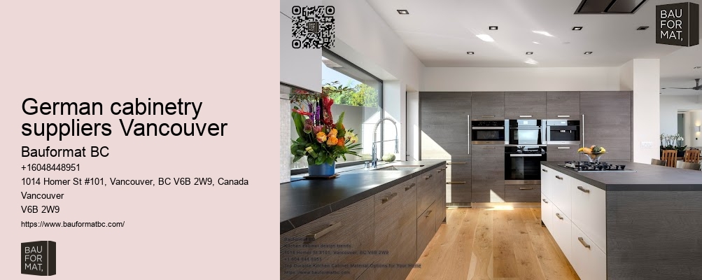 German kitchen cabinetry design Vancouver