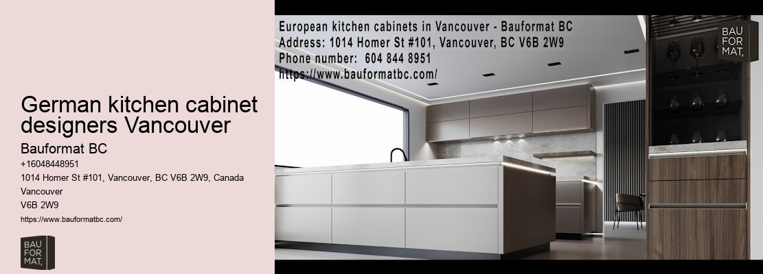 German kitchen cabinet colors Vancouver