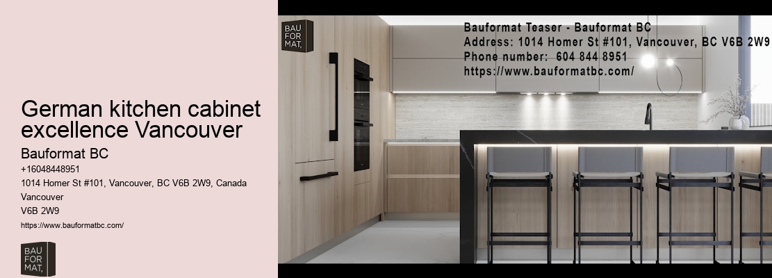 German kitchen cabinet themes Vancouver