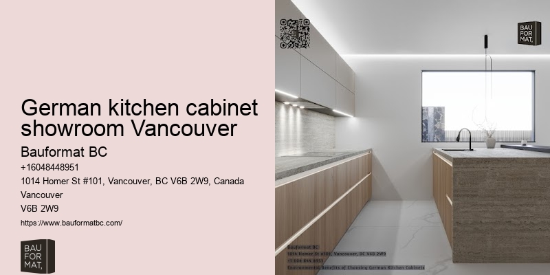 German cabinetry offers Vancouver