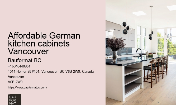 Classic German kitchen cabinet finishes and styles Vancouver