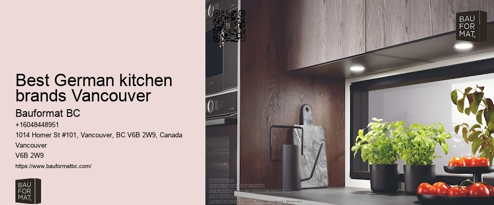 Best German kitchen brands Vancouver
