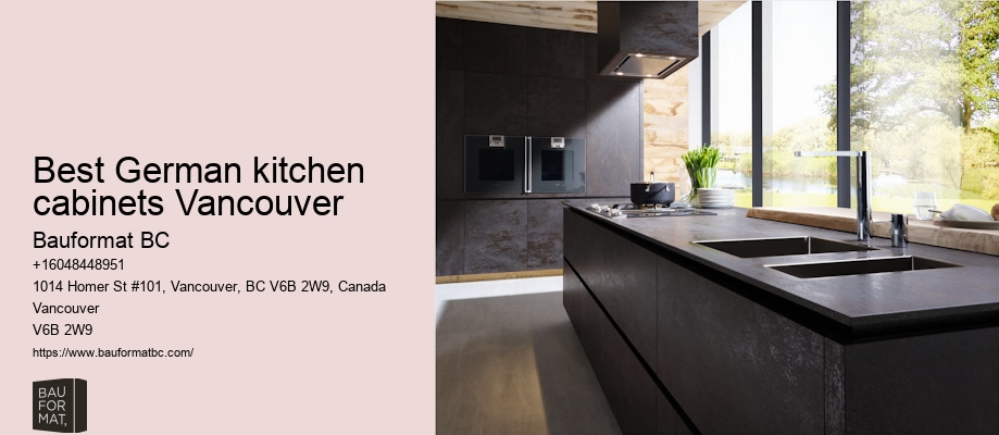 German kitchen cabinetry Vancouver