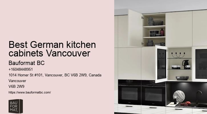 German kitchen cabinet prices Vancouver