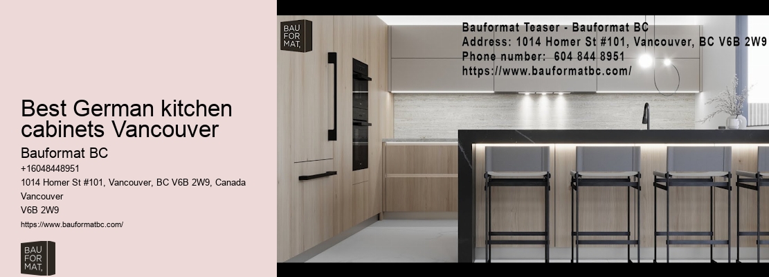 Best German kitchen brands Vancouver