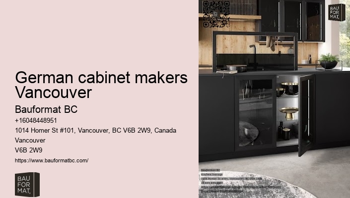 German kitchen cabinets with space-saving solutions Vancouver