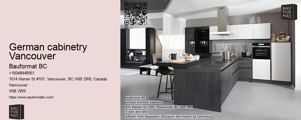 Small space German kitchen cabinets Vancouver