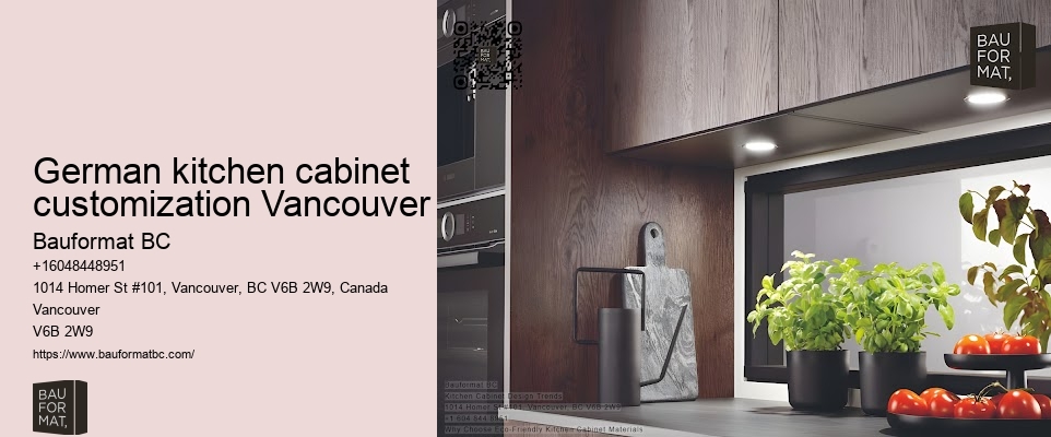 German kitchen cabinet customization Vancouver