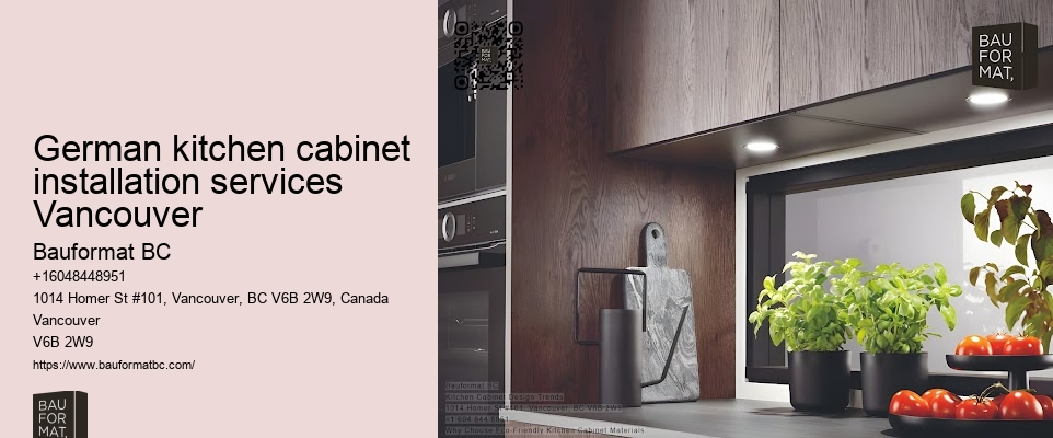 German kitchen cabinet installation services Vancouver