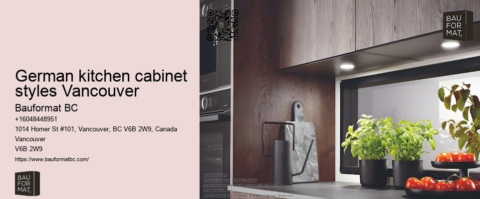 German kitchen cabinet styles Vancouver