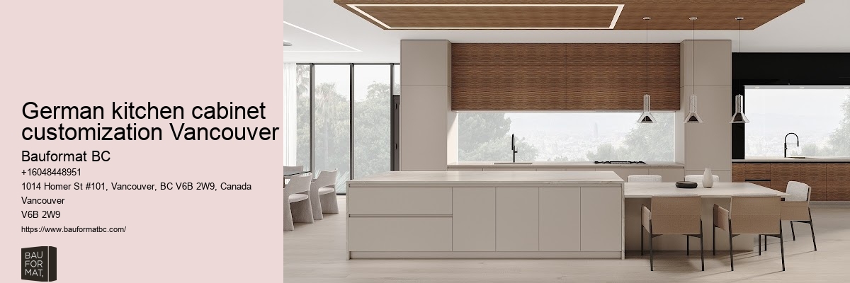 German kitchen cabinets with long-lasting warranties Vancouver