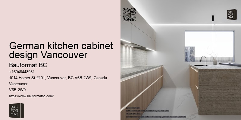 Modern German kitchen cabinets Vancouver