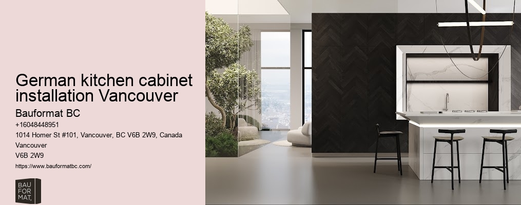 High-end German kitchen cabinet trends