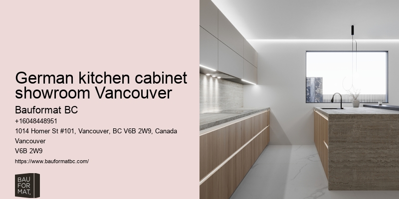 German kitchen cabinets with glass doors Vancouver