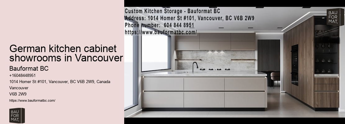 Compact German kitchen cabinets for tiny spaces Vancouver