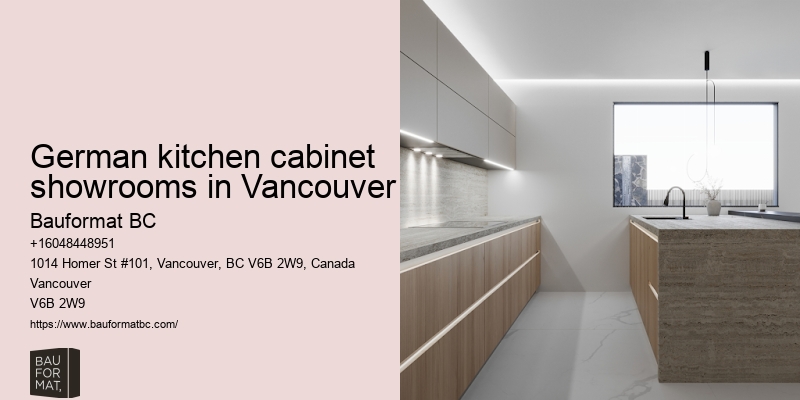 Nearby German kitchen cabinet showrooms Vancouver