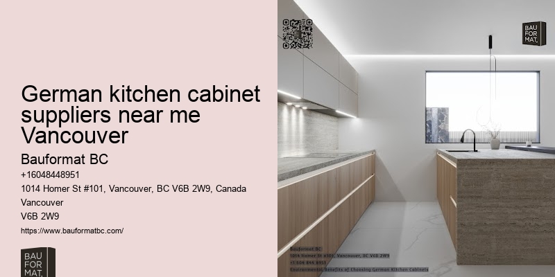 German kitchen cabinets minimalist design Vancouver