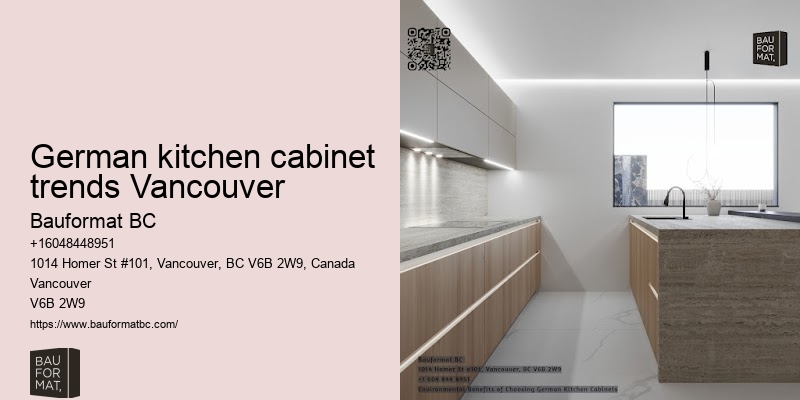 Innovative German kitchen cabinet design Vancouver