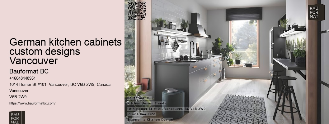 Luxury German kitchen cabinet trends