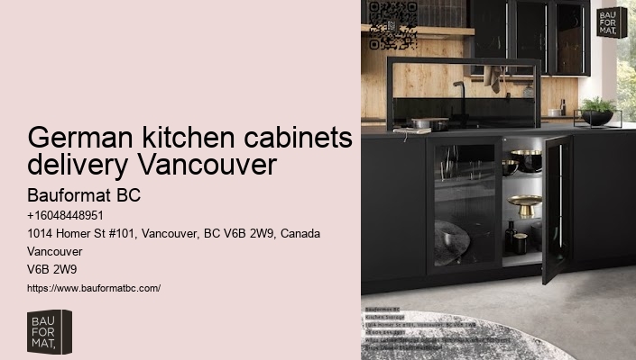 German kitchen cabinet showcase Vancouver