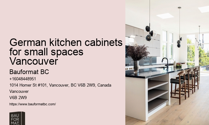 Explore German kitchen cabinet showrooms Vancouver