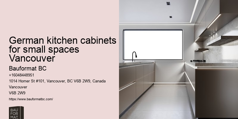 Custom German cabinetry Vancouver