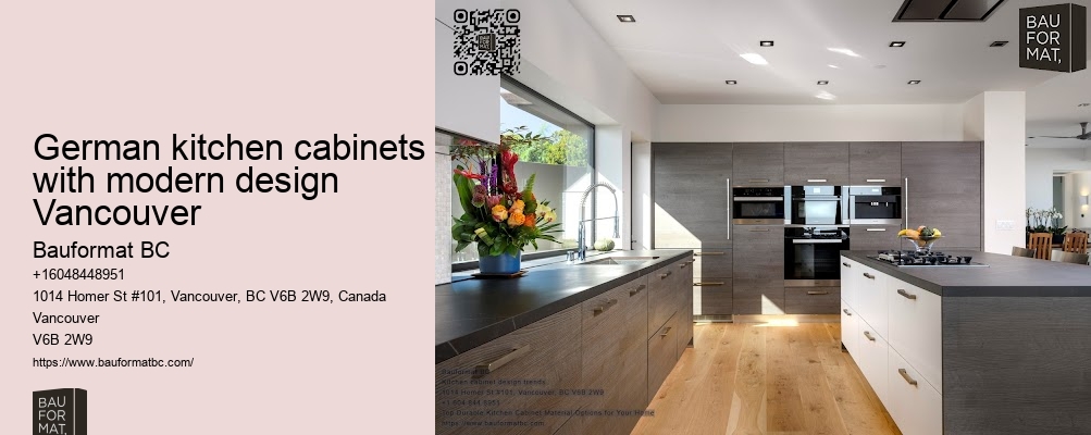 German kitchen cabinets wood finish Vancouver