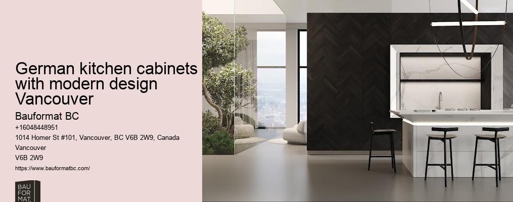 German kitchen cabinets for small spaces Vancouver