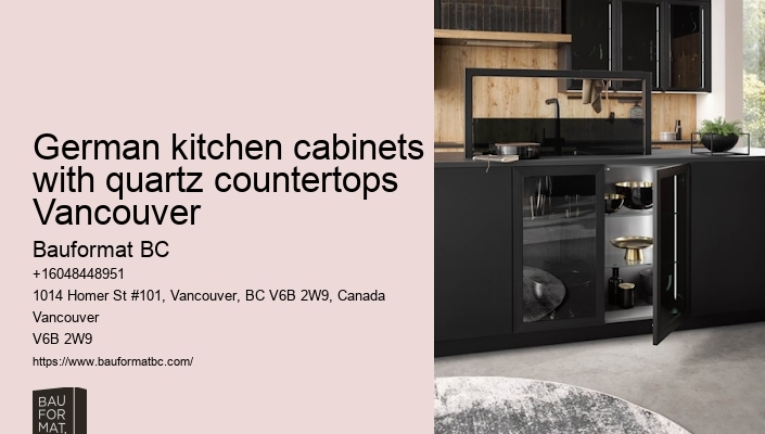 German kitchen cabinets with contemporary finishes Vancouver