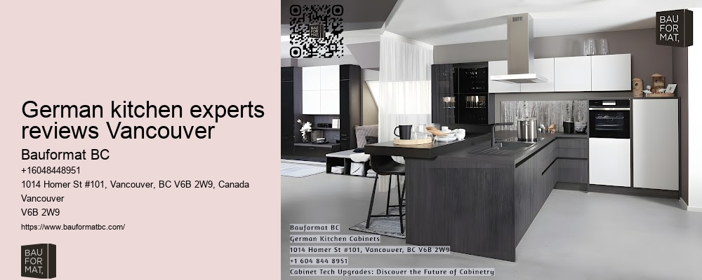 German kitchen cabinets with soft-close doors Vancouver
