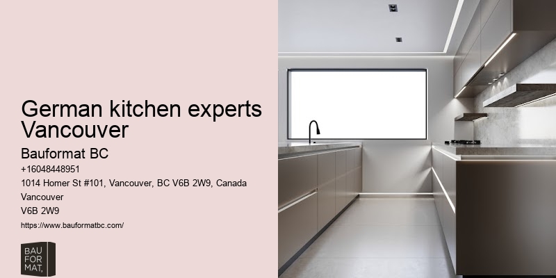 German kitchen cabinets for apartment kitchens Vancouver