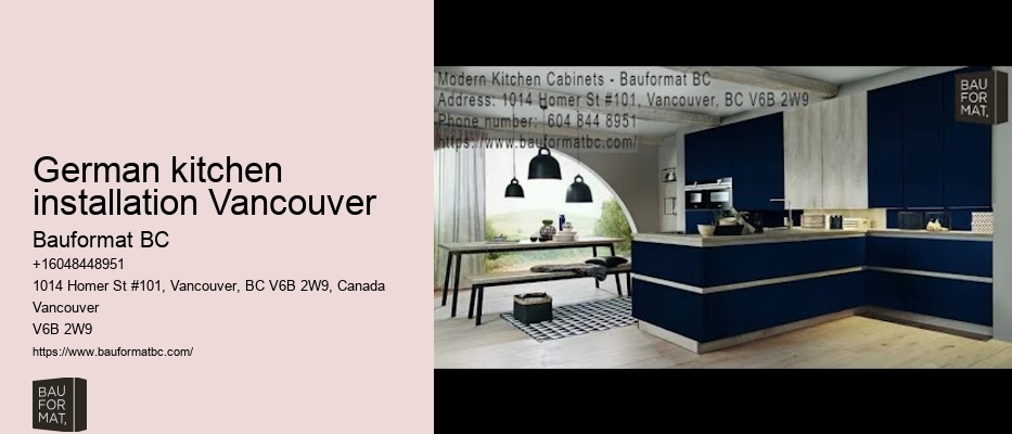 German kitchen cabinets top brands Vancouver
