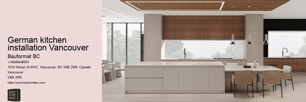 Local German kitchen cabinet suppliers Vancouver