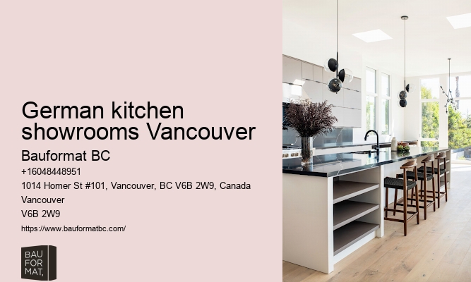 German kitchen cabinets with pull-out pantry Vancouver