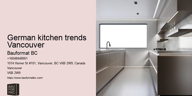 German kitchen cabinet showroom Vancouver