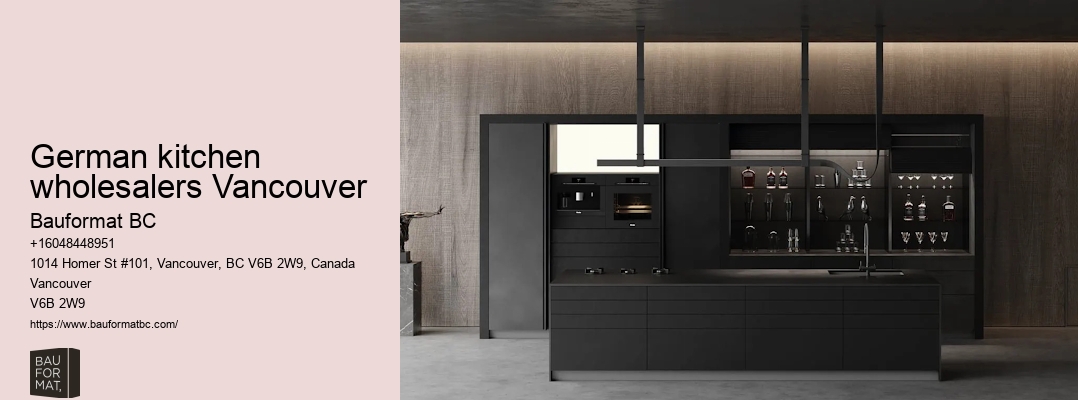Energy-efficient German kitchen cabinets Vancouver