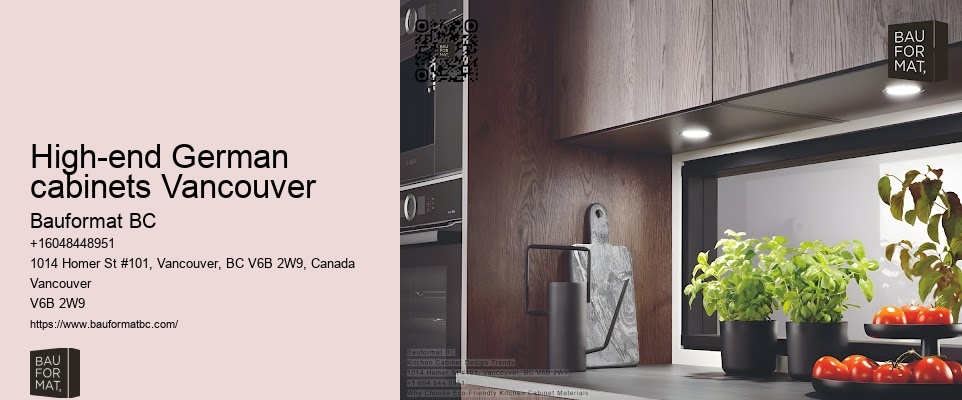 High-end German cabinets Vancouver
