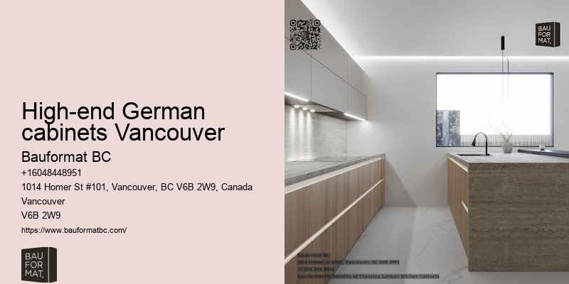 Elegant German kitchen cabinet trends
