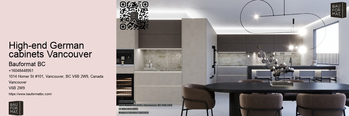 German kitchen cabinets for transitional kitchens Vancouver
