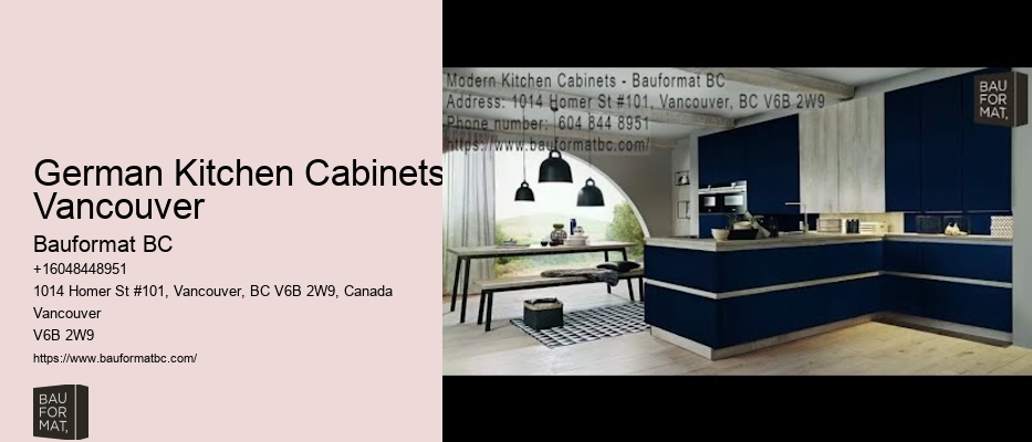 German kitchen cabinets custom designs Vancouver