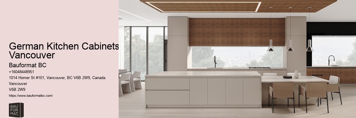 Small space German kitchen cabinets Vancouver