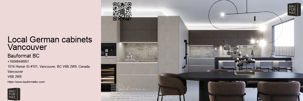 Cutting-edge German kitchen cabinet design concepts Vancouver