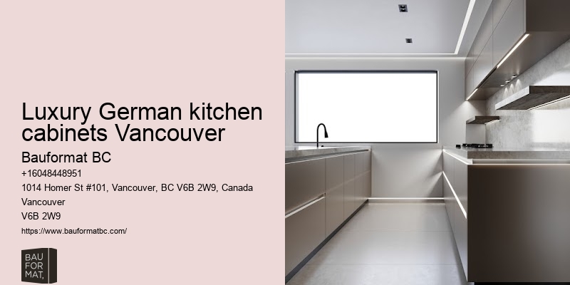 German kitchen cabinets top brands Vancouver