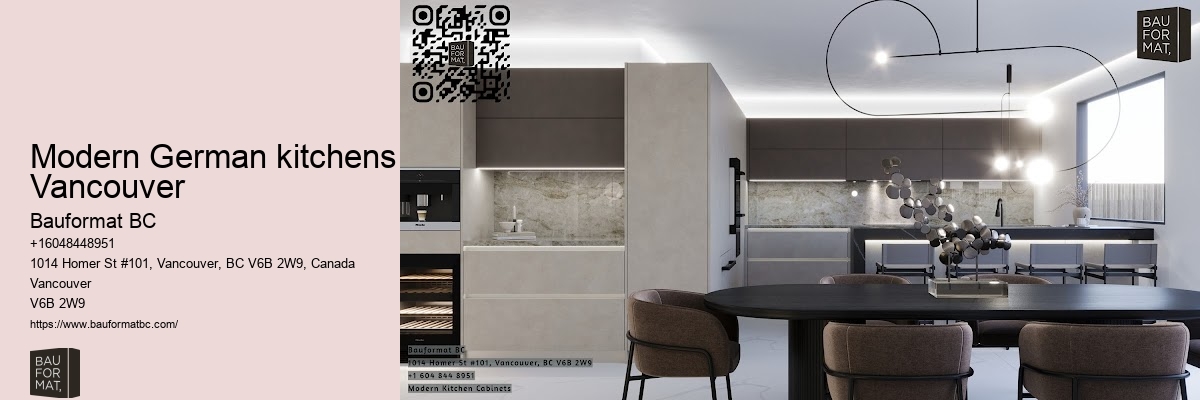 German kitchen cabinets for new construction Vancouver
