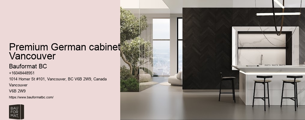 German kitchen cabinet trends Vancouver